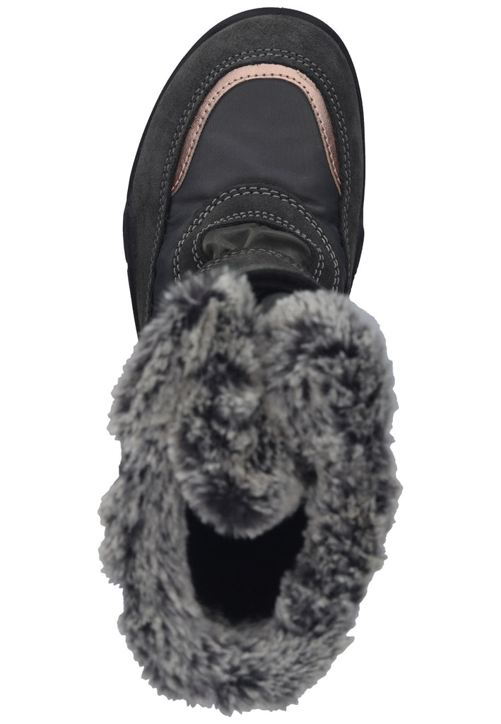 Primigi Stiefel Leder Grau Warmfutter