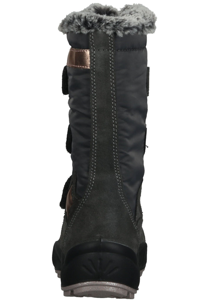Primigi Stiefel Leder Grau Warmfutter