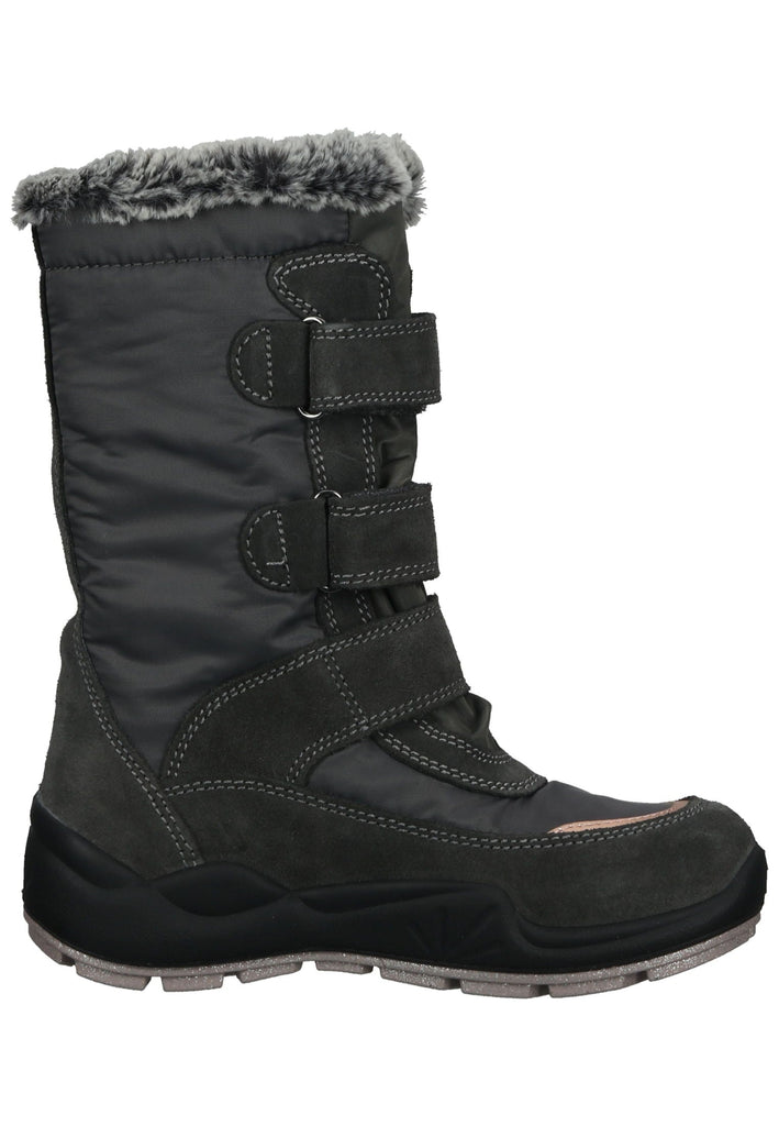 Primigi Stiefel Leder Grau Warmfutter
