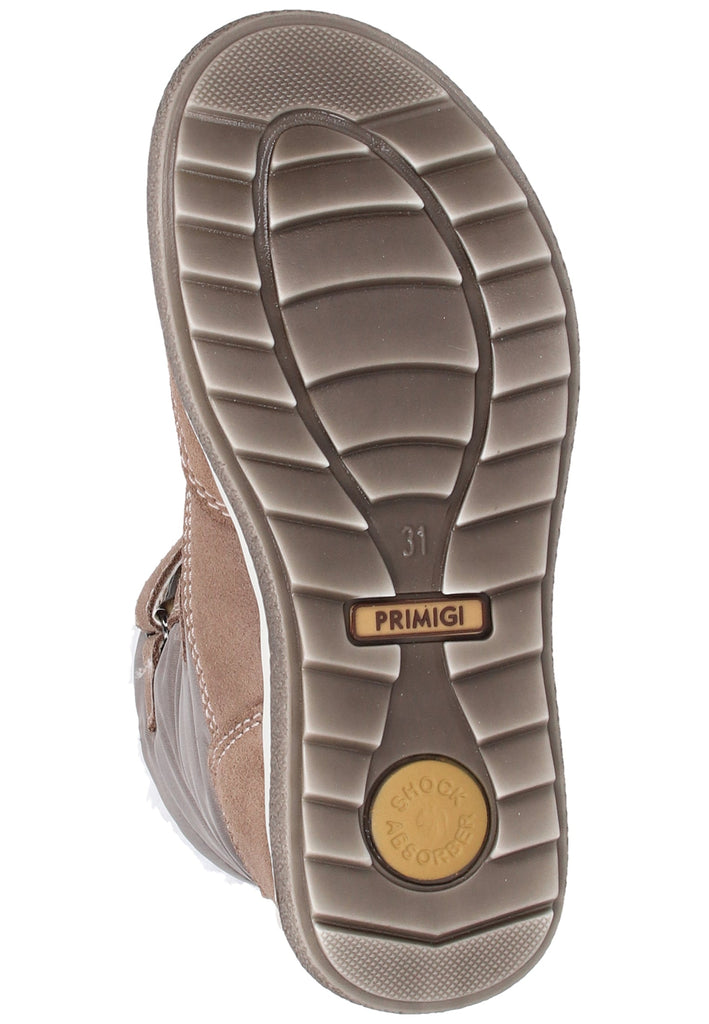 Primigi Stiefel Leder Grau Warmfutter