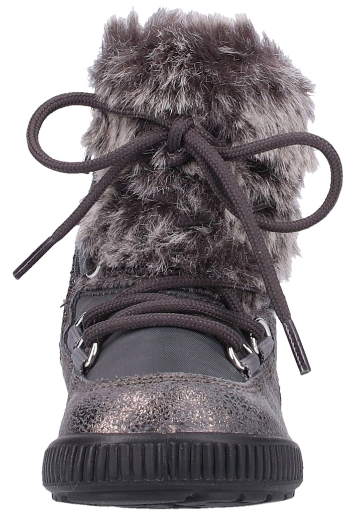 Primigi Stiefel Leder/Synthetik Anthrazit Warmfutter