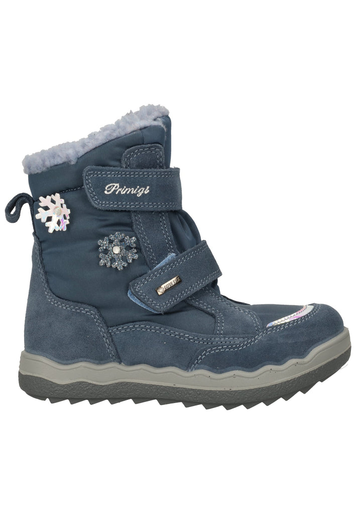Primigi Stiefel Leder/Textil Azur Warmfutter