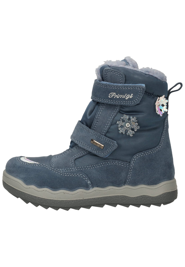 Primigi Stiefel Leder/Textil Azur Warmfutter