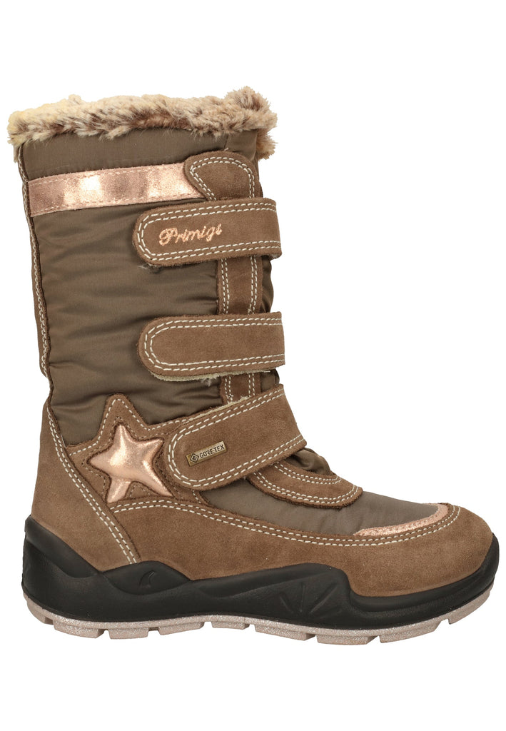 Primigi Stiefel Leder/Textil Beige Warmfutter