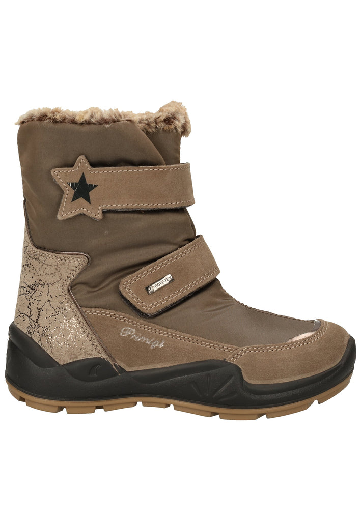 Primigi Stiefel Leder/Textil Beige Warmfutter