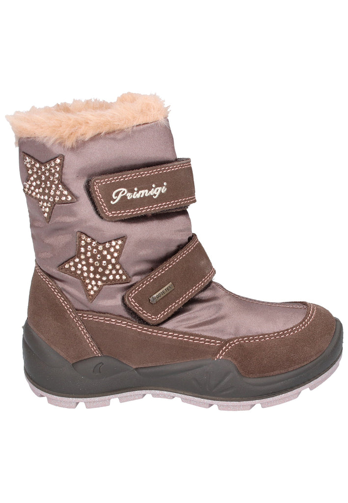 Primigi Stiefel Leder/Textil Braun Warmfutter