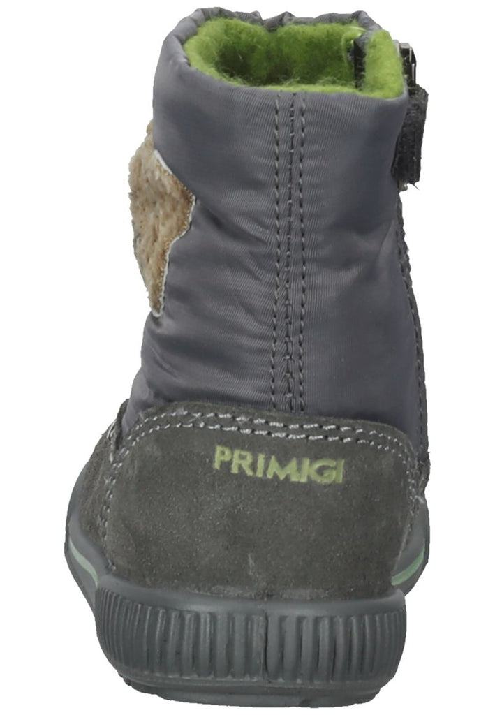 Primigi Stiefel Leder/Textil Grau Warmfutter