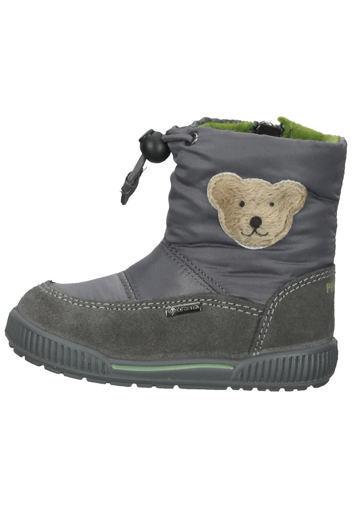 Primigi Stiefel Leder/Textil Grau Warmfutter