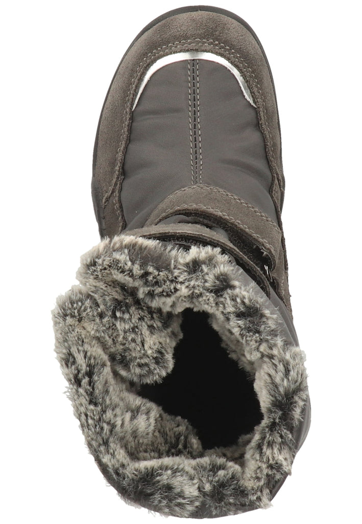 Primigi Stiefel Leder/Textil Grau Warmfutter