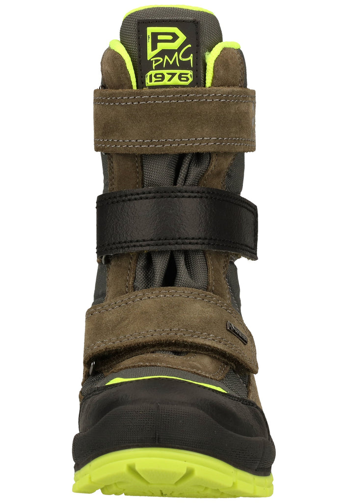 Primigi Stiefel Leder/Textil Grau Warmfutter