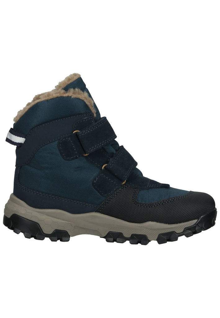 Primigi Stiefel Leder/Textil Navy Warmfutter