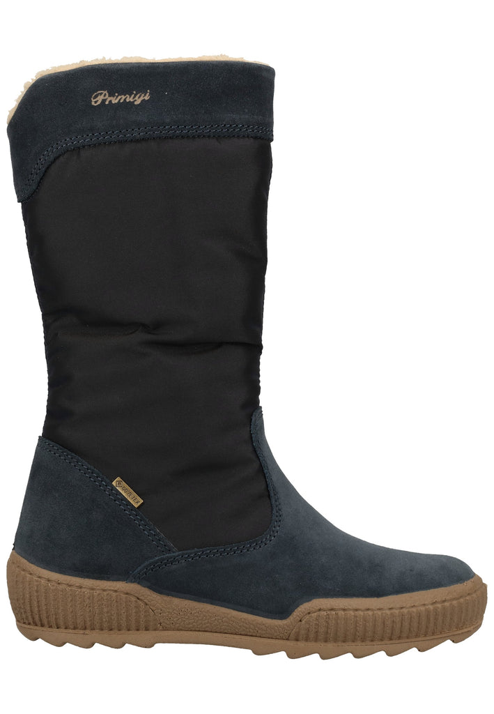 Primigi Stiefel Leder/Textil Navy Warmfutter