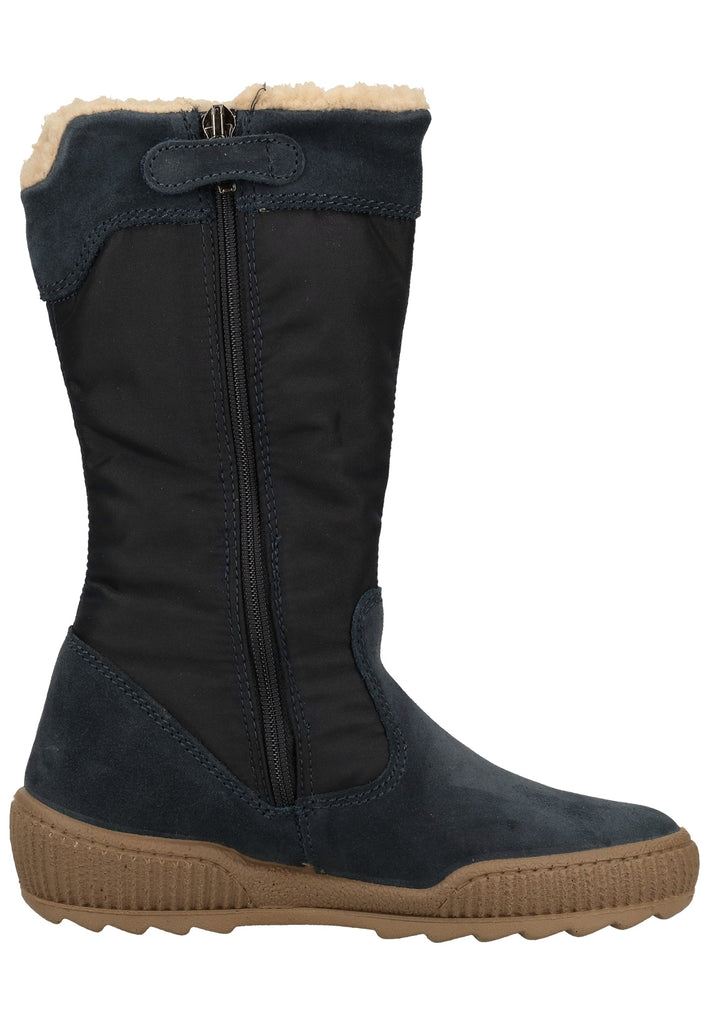 Primigi Stiefel Leder/Textil Navy Warmfutter
