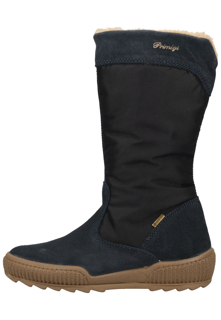 Primigi Stiefel Leder/Textil Navy Warmfutter
