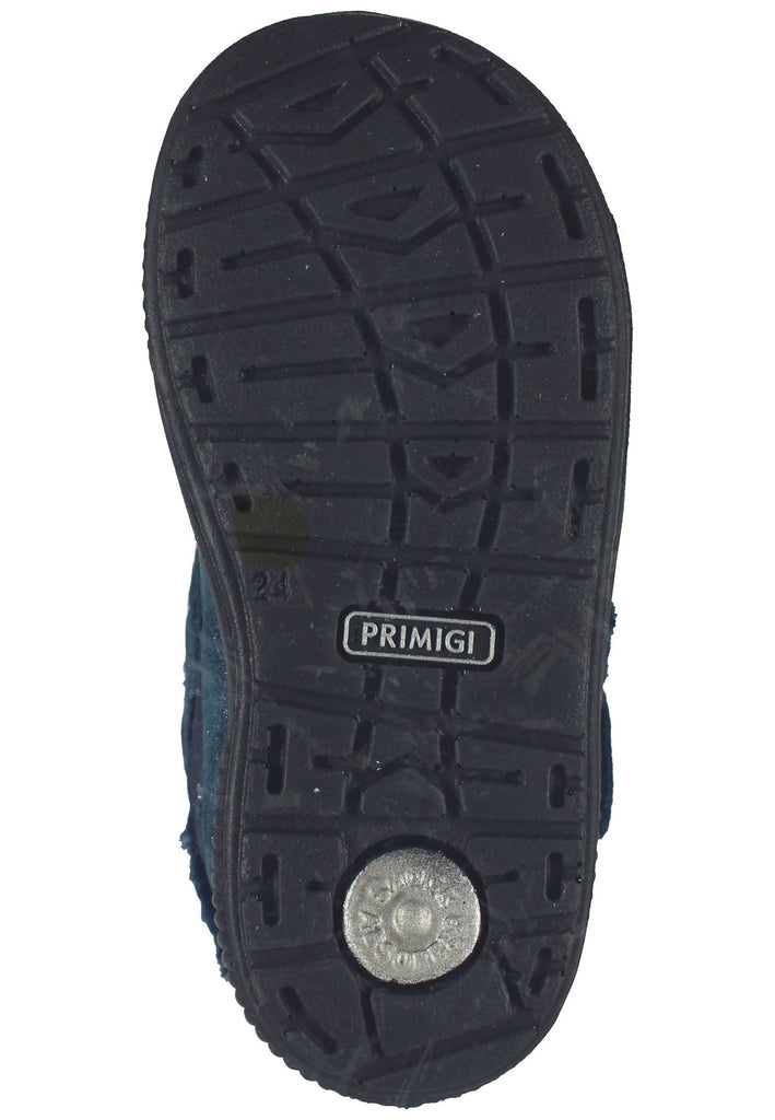 Primigi Stiefel Leder/Textil Schwarz/Blau Warmfutter