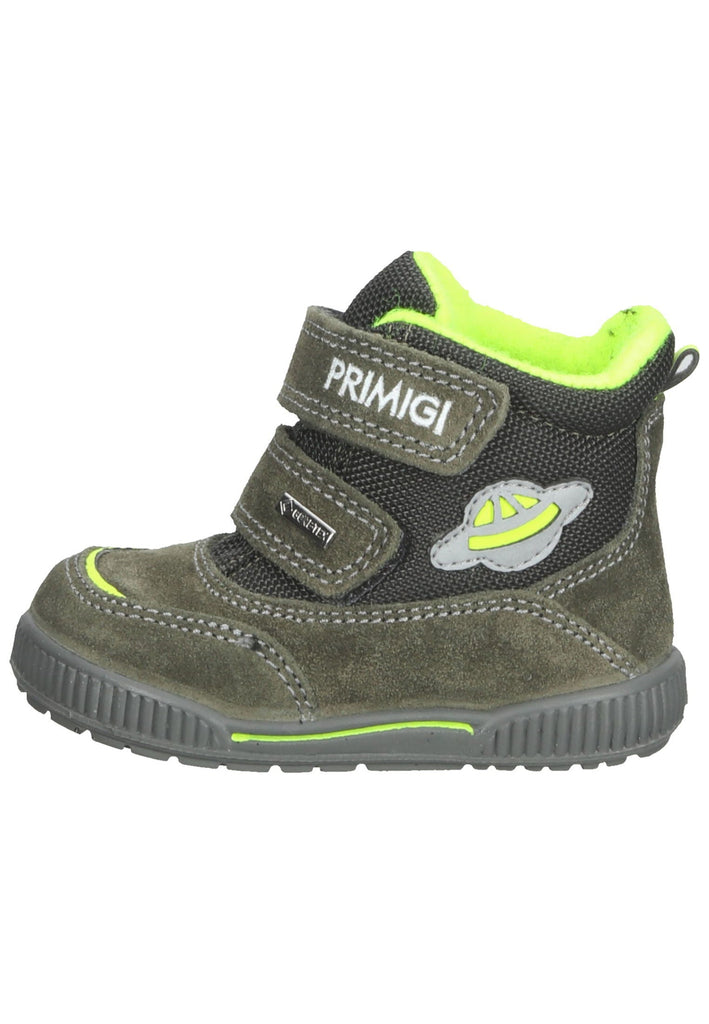 Primigi Stiefel Leder/Textil Schwarz/Blau Warmfutter