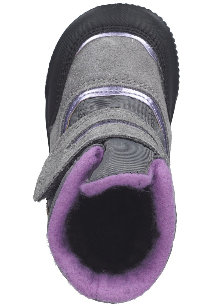 Primigi Stiefel Leder/Textil Schwarz Warmfutter