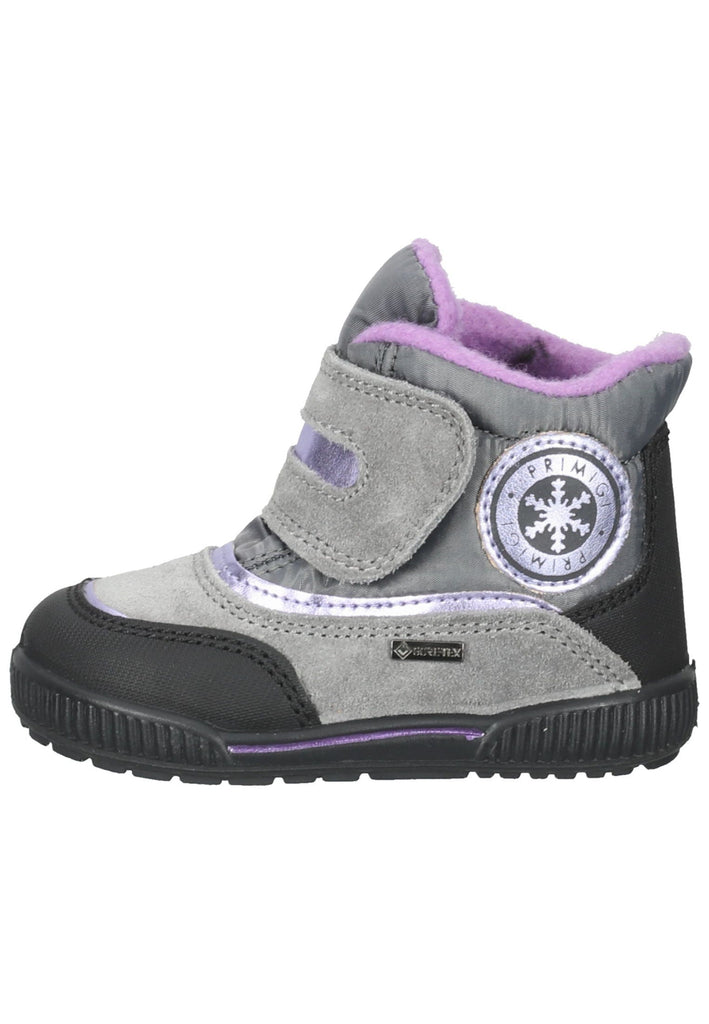 Primigi Stiefel Leder/Textil Schwarz Warmfutter