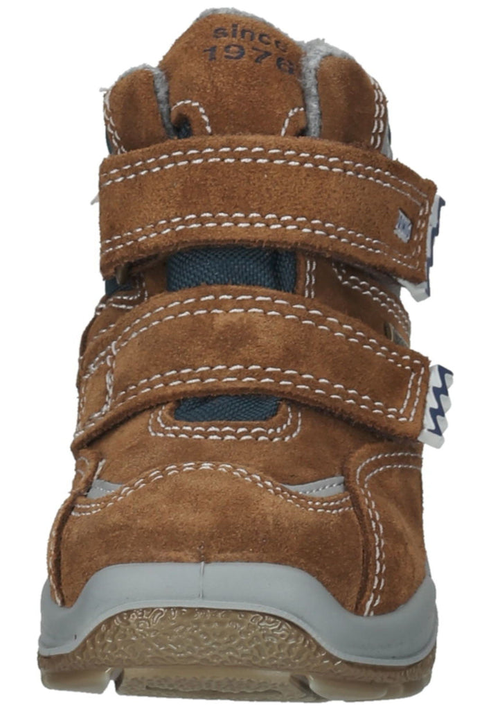 Primigi Stiefelette Leder Braun/Blau Warmfutter