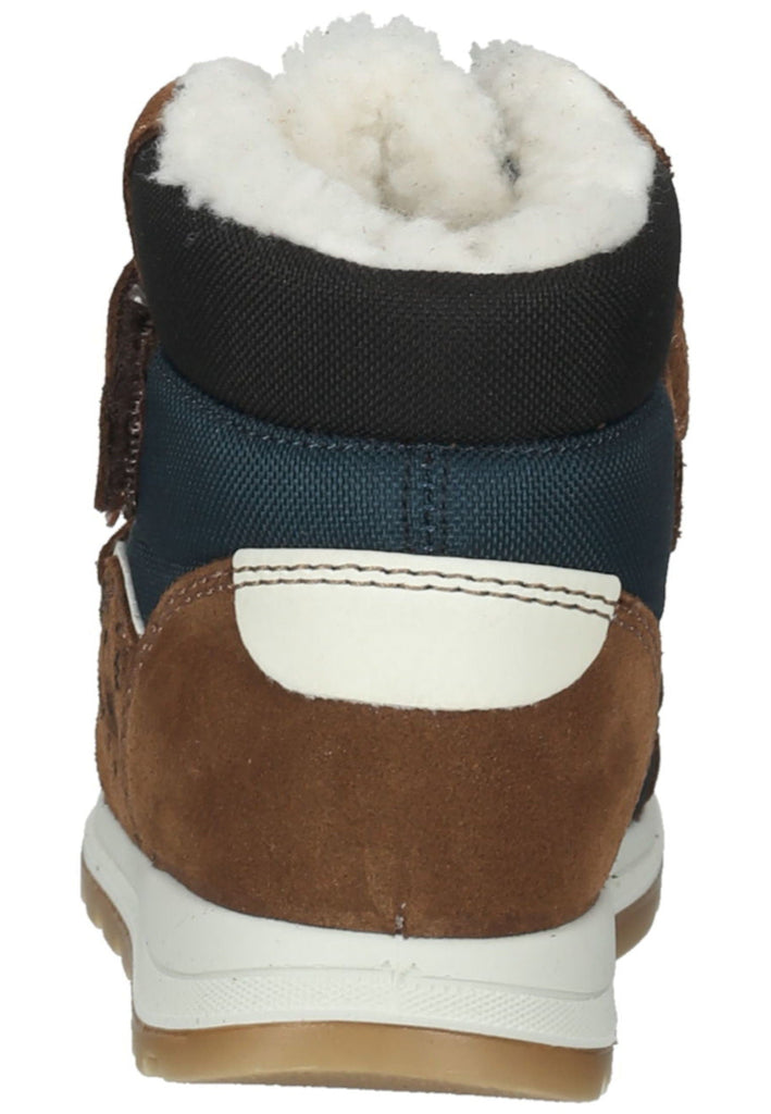 Primigi Stiefelette Leder Braun/Blau Warmfutter