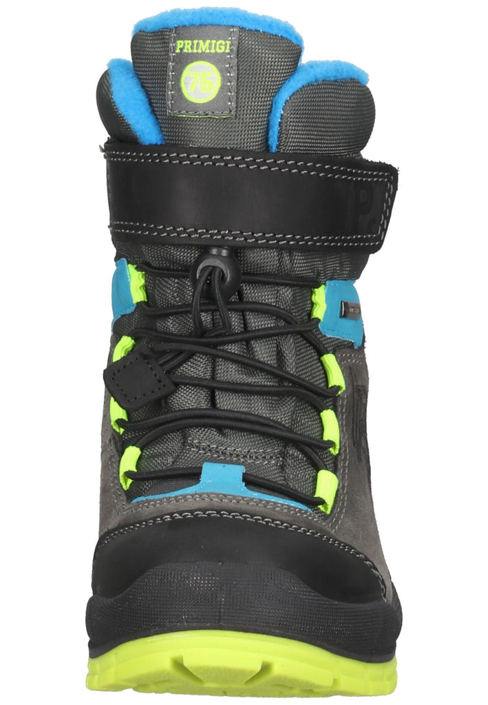 Primigi Stiefelette Leder Dunkelgrau Warmfutter