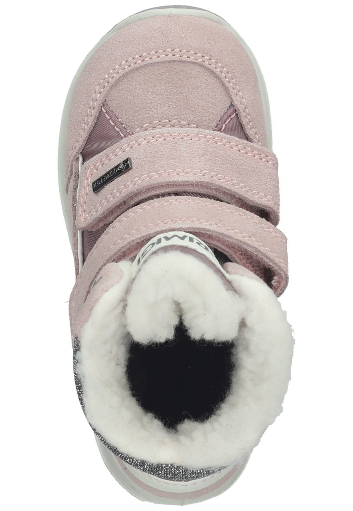 Primigi Stiefelette Leder Grau/Rosa Warmfutter