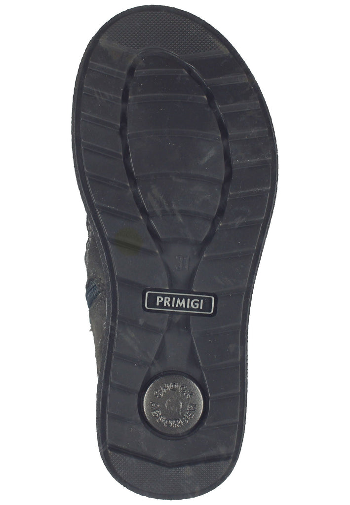 Primigi Stiefelette Leder Grau Warmfutter