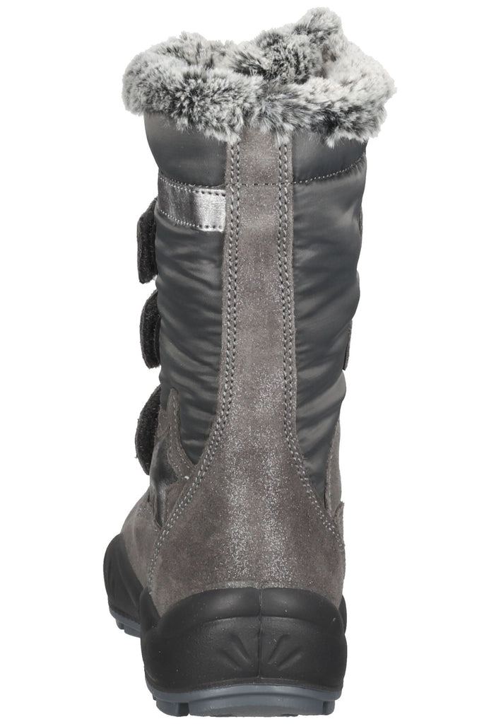 Primigi Stiefelette Leder Grau Warmfutter