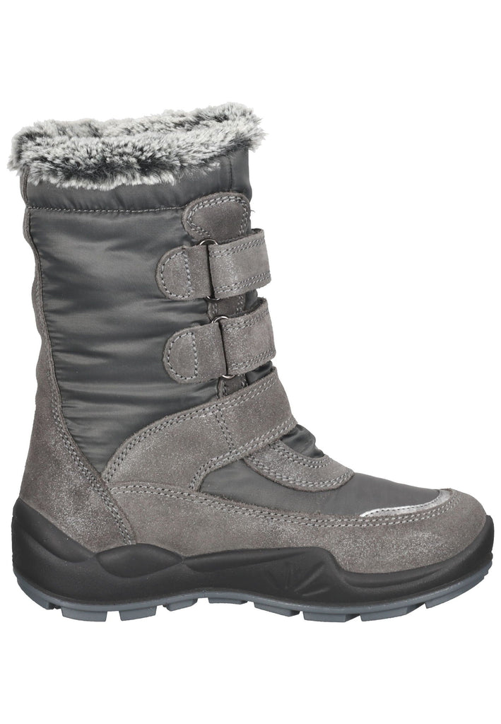 Primigi Stiefelette Leder Grau Warmfutter