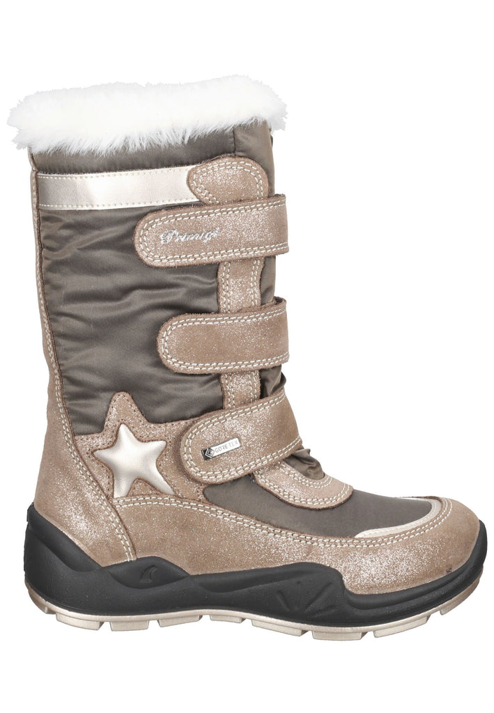 Primigi Stiefelette Leder Hellbraun Warmfutter