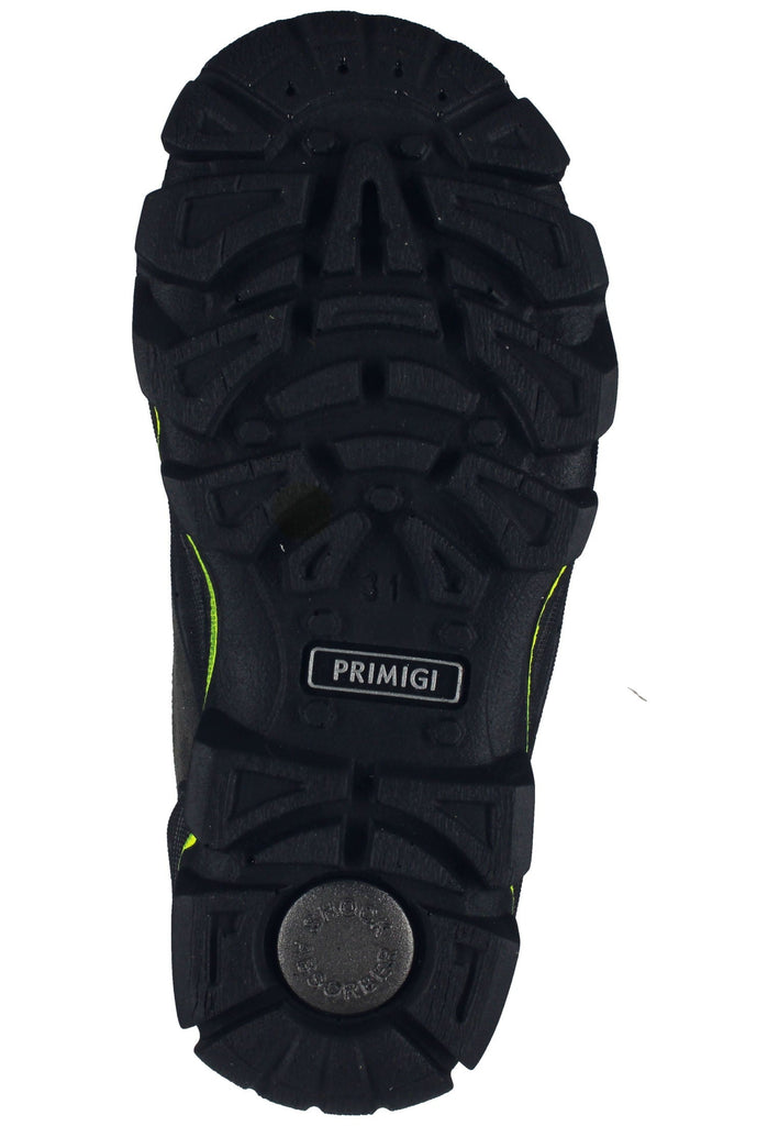 Primigi Stiefelette Leder/Textil Grau/Schwarz