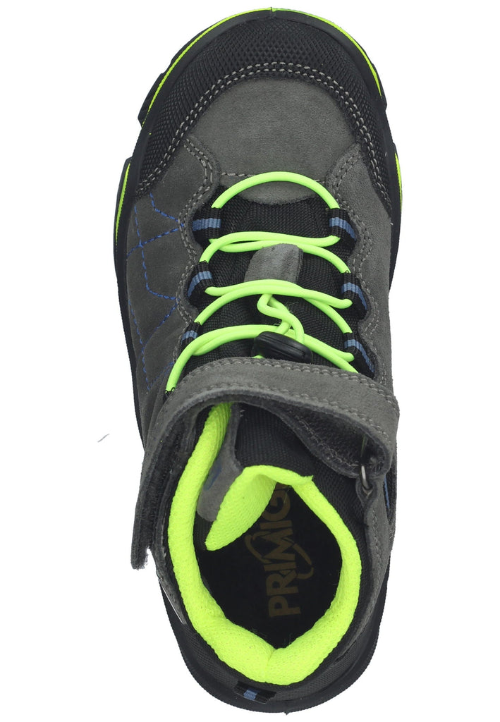 Primigi Stiefelette Leder/Textil Grau/Schwarz