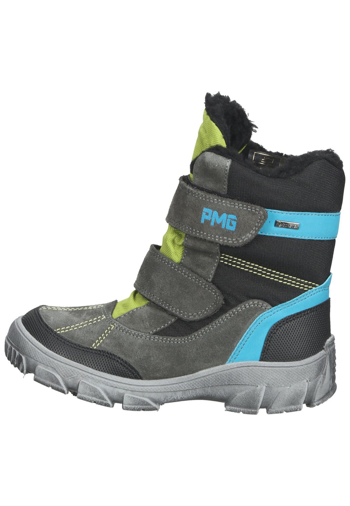 Primigi Stiefelette Leder/Textil Grau Warmfutter