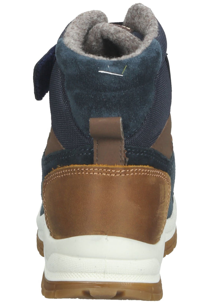 Primigi Stiefelette Leder/Textil Navy Warmfutter