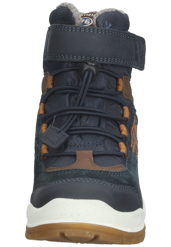 Primigi Stiefelette Leder/Textil Navy Warmfutter