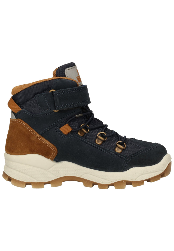 Primigi Stiefelette Leder/Textil Navy Warmfutter