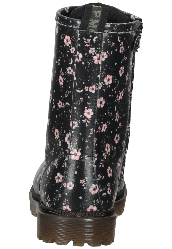 Primigi Stiefelette Lederimitat Schwarz/Rosa