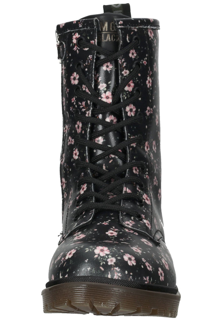 Primigi Stiefelette Lederimitat Schwarz/Rosa