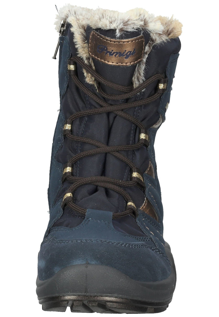 Primigi Stiefelette Lederimitat/Textil Navy Warmfutter