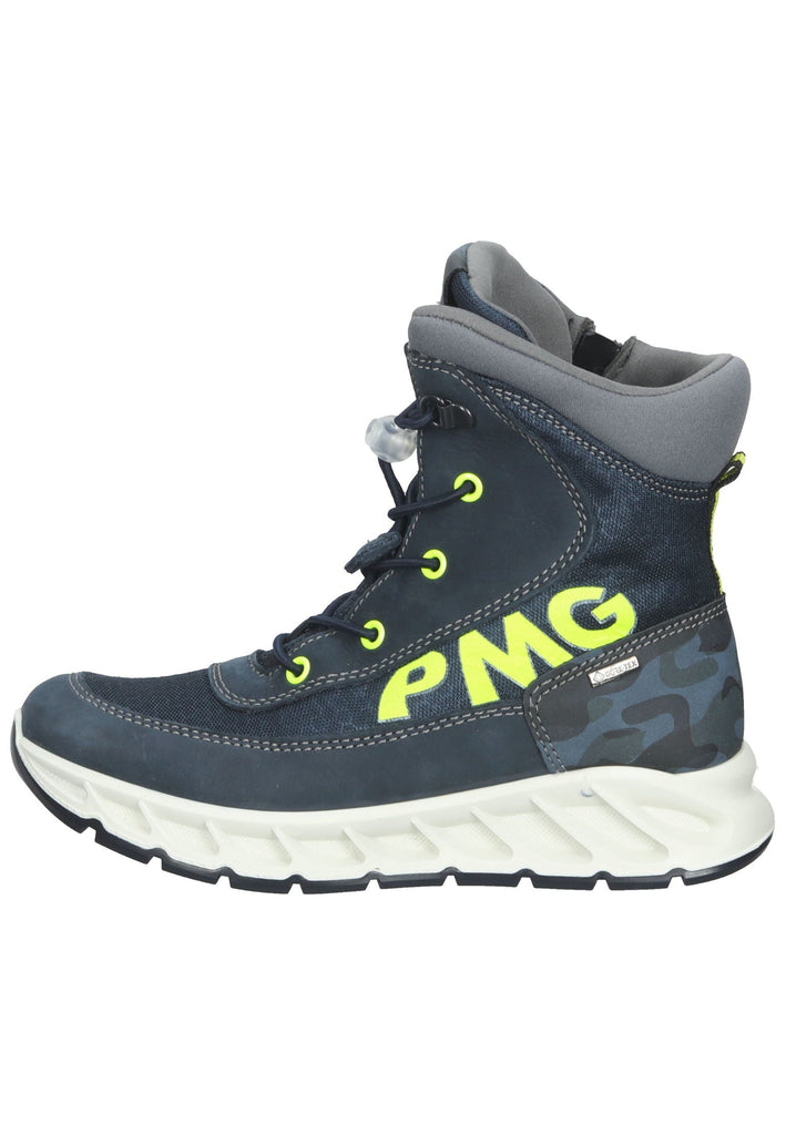 Primigi Stiefelette Nubukleder Blau Warmfutter