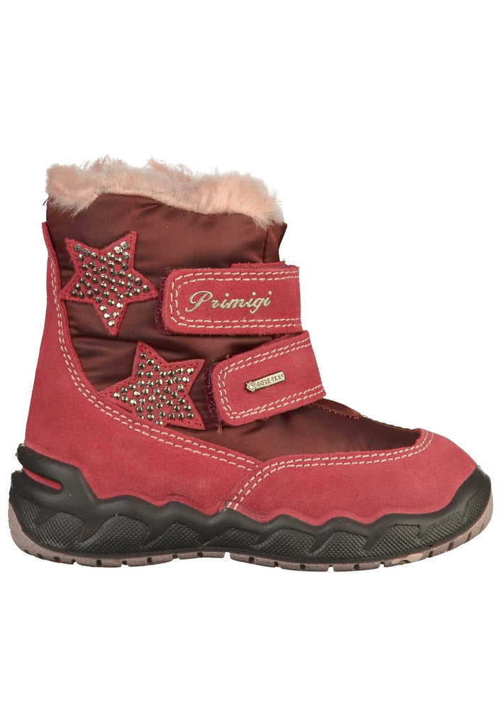 Primigi Stiefelette Veloursleder/Textil Rot