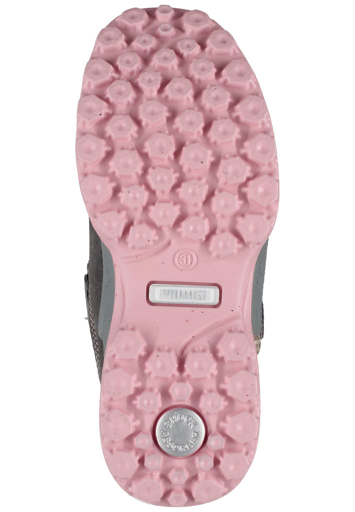 Primigi Wanderschuhe Leder/Textil Grau/Rosa