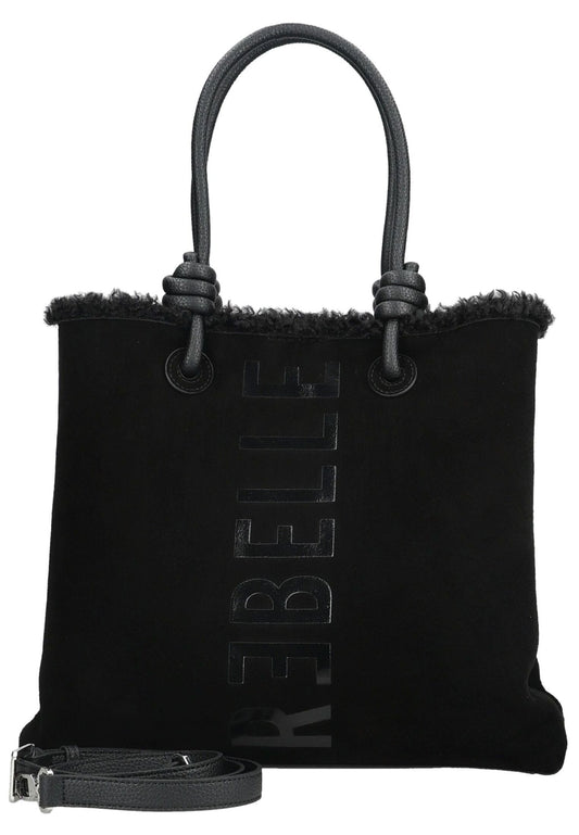 REBELLE Taschen Lederimitat Schwarz