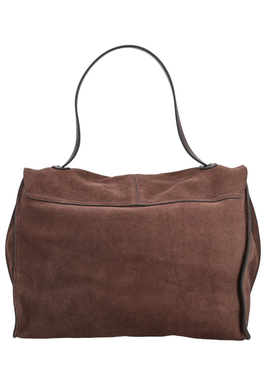 REBELLE Taschen Veloursleder/Textil Dunkelbraun