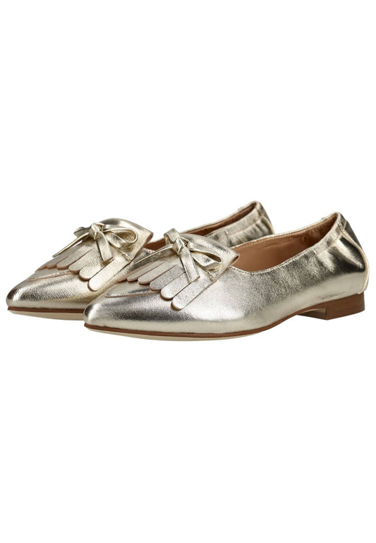 Regarde Le Ciel Ballerinas Leder Platin