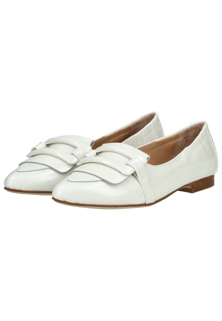 Regarde Le Ciel Ballerinas Leder Weiß