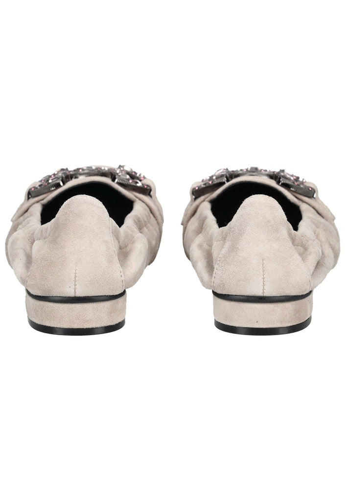 Regarde Le Ciel Ballerinas Veloursleder Beige