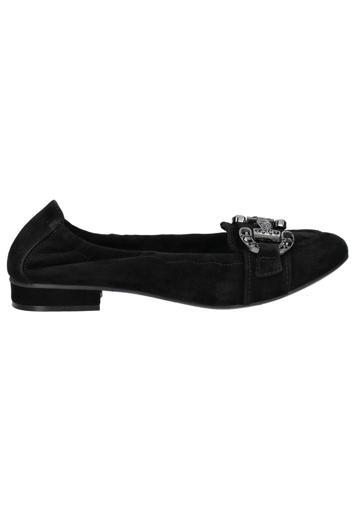Regarde Le Ciel Ballerinas Veloursleder Schwarz