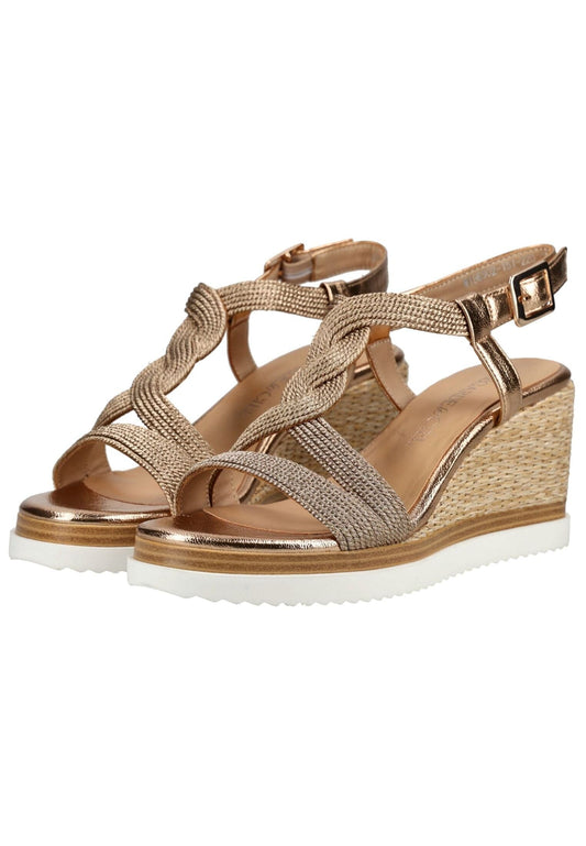 Regarde Le Ciel Sandalen Leder Copper