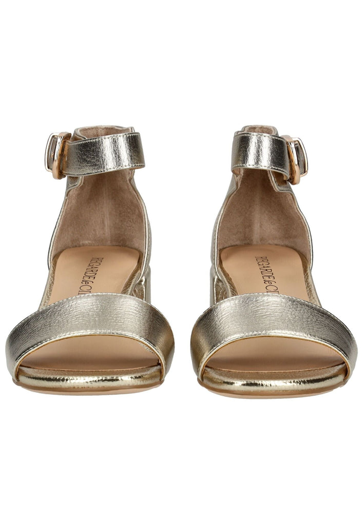 Regarde Le Ciel Sandalen Leder Platin